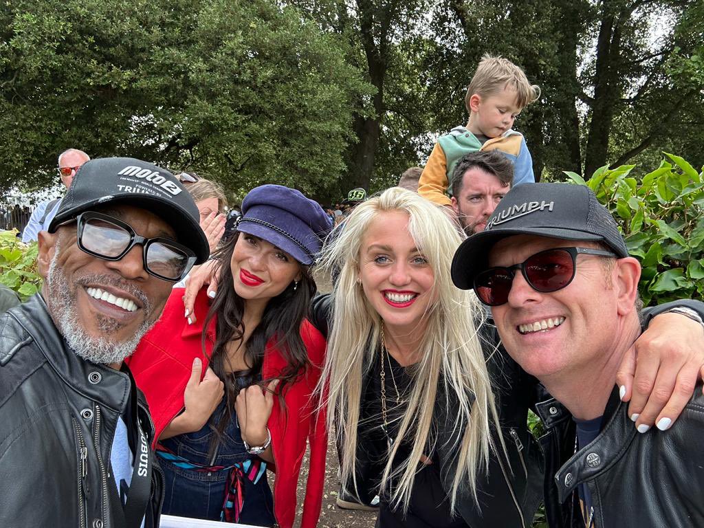 Keeping it strictly sporty @fosgoodwood yesterday. @DannyJohnJules @aimee_fuller @Mrs_katjones