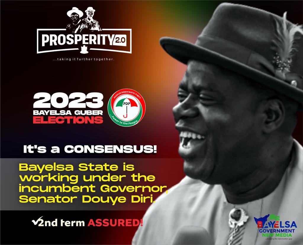dennisluv's tweet photo. A New Bayelsa of Great Possibilities! Under @govdouyediri's leadership, we've witnessed 3 years of remarkable impact. From new roads to improved healthcare, education, and youth empowerment, the journey towards #ProsperityTwoPointZero has begun! Let's secure #DiriLaw2023 https://t.co/AKrt3vsxh5
