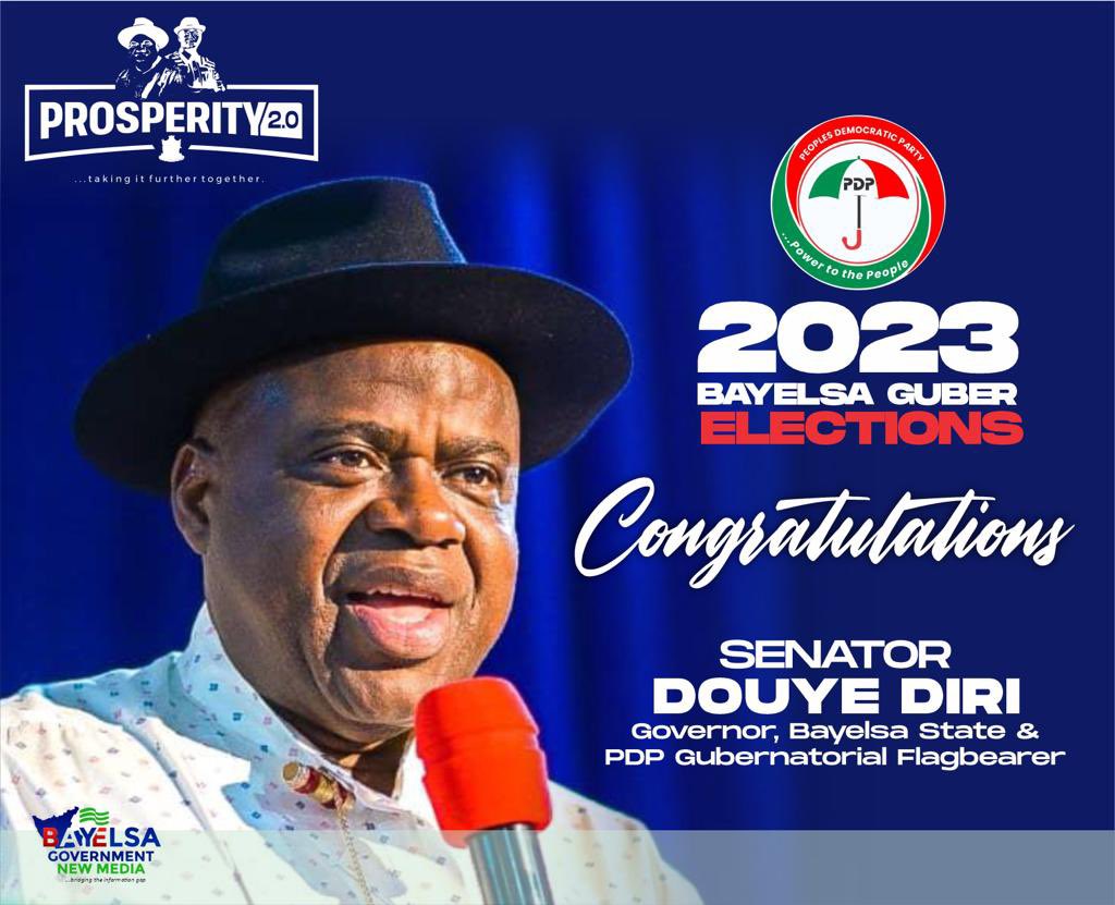 dennisluv's tweet photo. A New Bayelsa of Great Possibilities! Under @govdouyediri's leadership, we've witnessed 3 years of remarkable impact. From new roads to improved healthcare, education, and youth empowerment, the journey towards #ProsperityTwoPointZero has begun! Let's secure #DiriLaw2023 https://t.co/AKrt3vsxh5