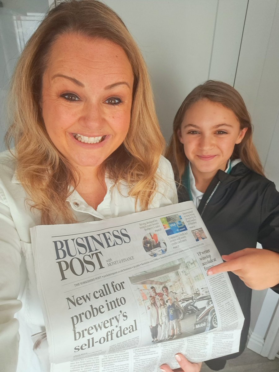 ClaireLYoung's tweet photo. We were thrilled to find ourselves in the @yorkshirepost with @ST3AMCo supporting their work to inspire 1 million children through creativity. Yes that is @LandoNorris with the children building rockets, two days later he was on the podium at @SilverstoneUK #creativityrevolution https://t.co/40AcVO9cov