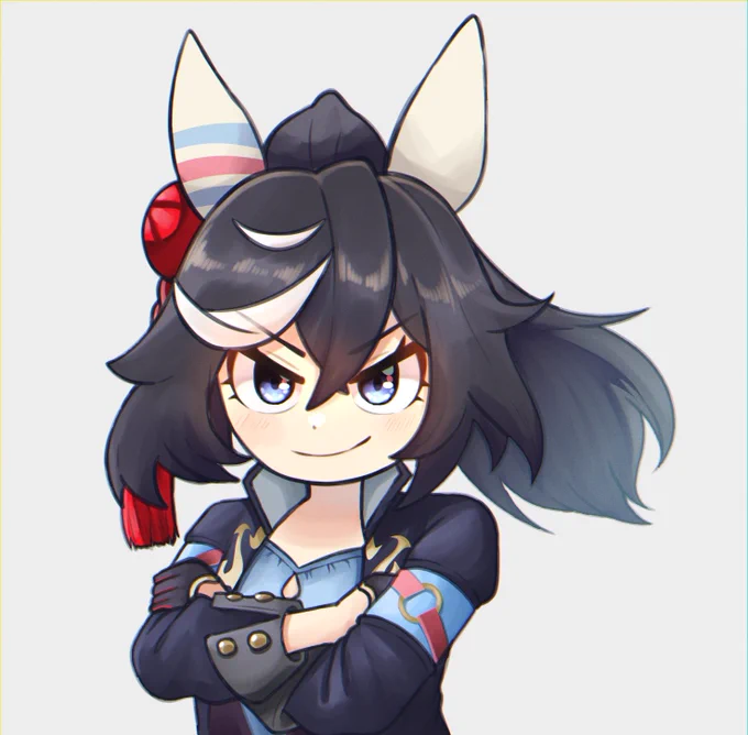 デフォルメ練習 カツラギエース