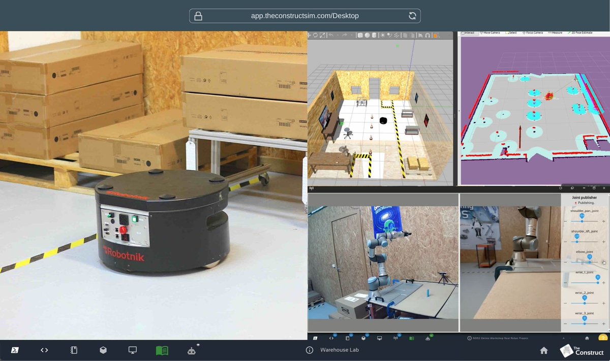 _TheConstruct_'s tweet image. 🏭 Immerse yourself in the Warehouse Lab of our Robotics Developer Masterclass 2023-Batch 2! Create #pick-and-place tasks with real warehouse robots. Enhance your skills now: ow.ly/IG6v50Pb0o1 🤖📦

#RoboticsMasterclass #WarehouseLab #RobotManipulation #RealWorldExperience