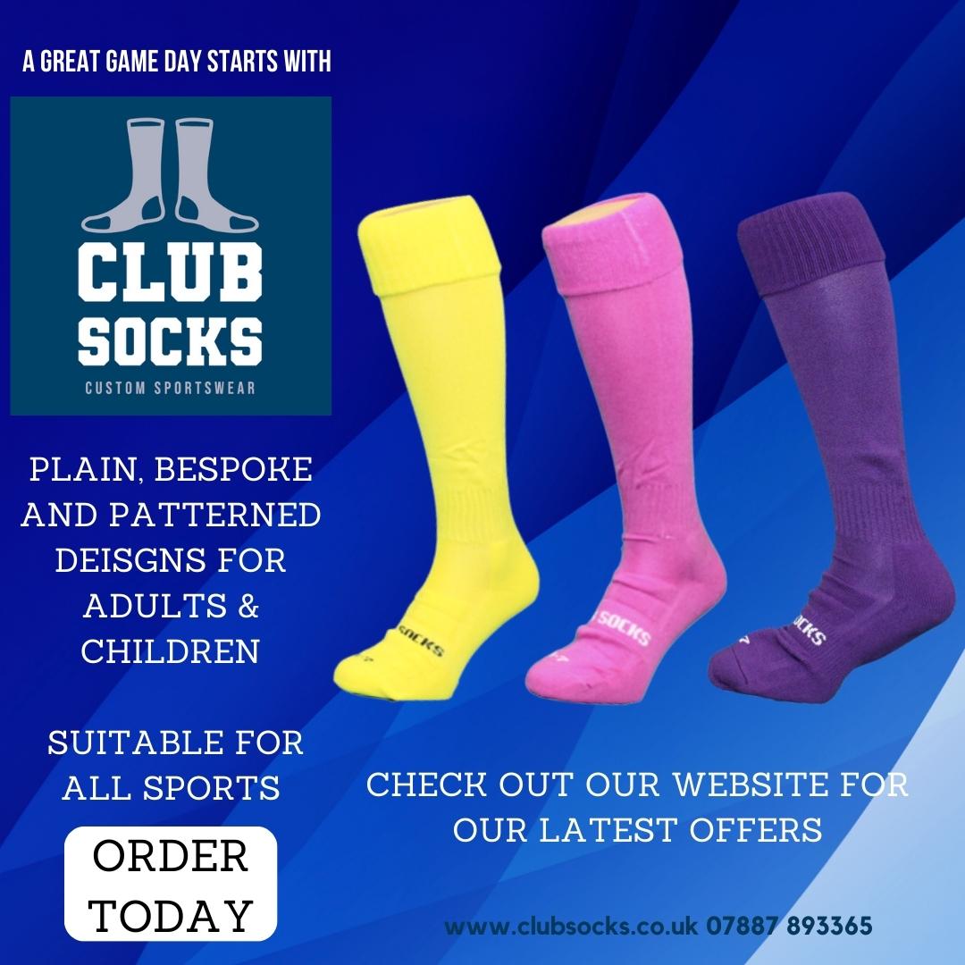 ClubSocks's tweet image. Plain, bespoke and Patterned designs are available.
We have socks suitable for all sports, for children and for adults!
If you need socks for your sports team, get in touch today!

#clubsocks #sportssocks #bespokesocks #sportkit #teamkit #team #summersports #norfolksport #sportuk