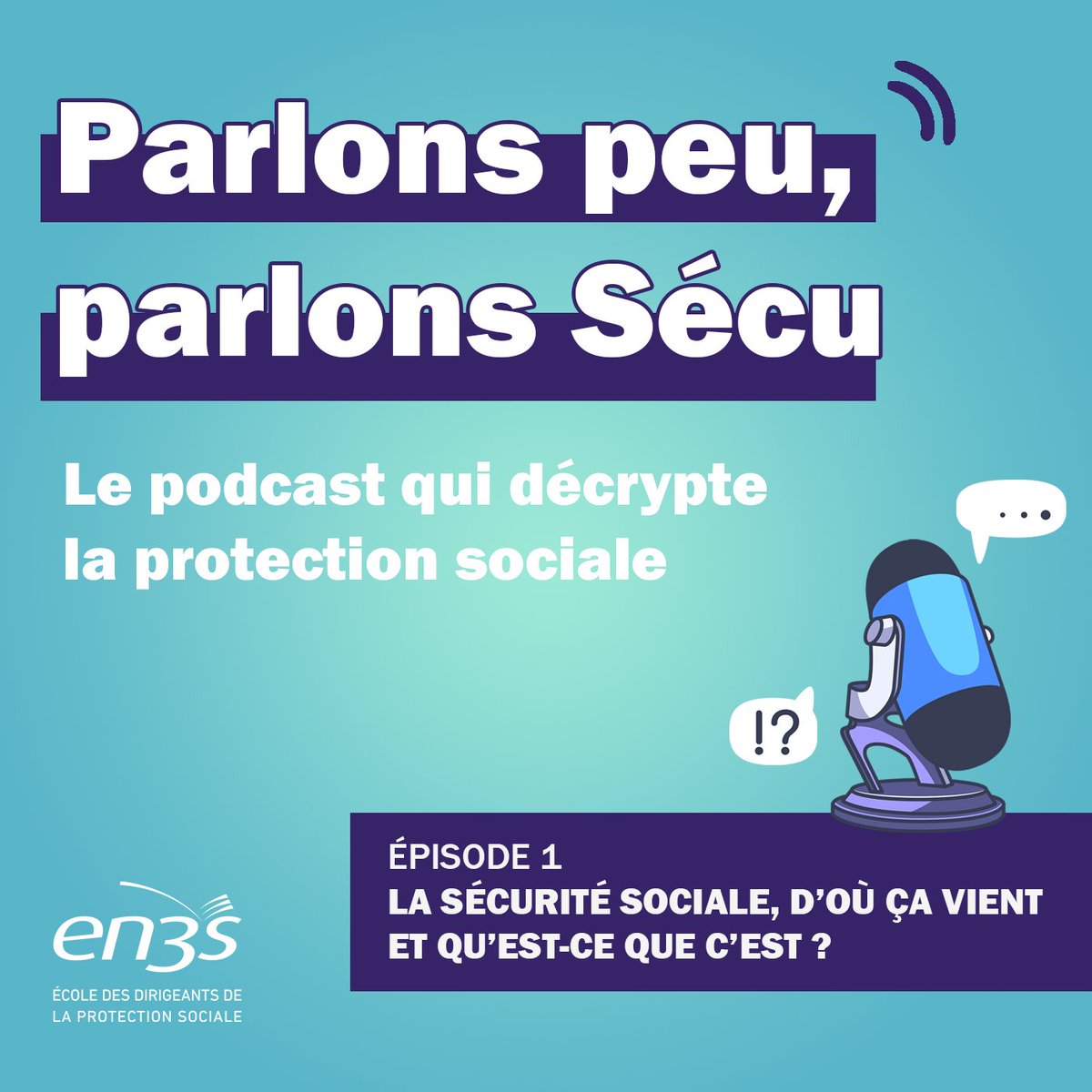 EN3S_officiel's tweet photo. #ActuEN3S
🎙️ Écoutez l'épisode 1 du #podcast de l'EN3S "Parlons peu, parlons Sécu".
👉 Dans cet épisode, Dominique Libault, directeur de l’EN3S et président du HCFiPS, présente l’origine de la #SécuritéSociale et son importance au quotidien : https://t.co/HOMtR0Xlg3 https://t.co/Ad1yegxZJW
