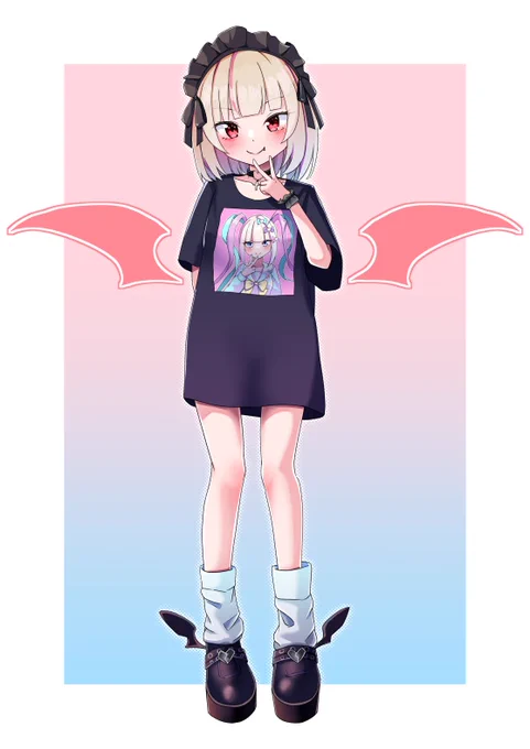 キャラT着てるりりむちゃん#りりむとおえかき 