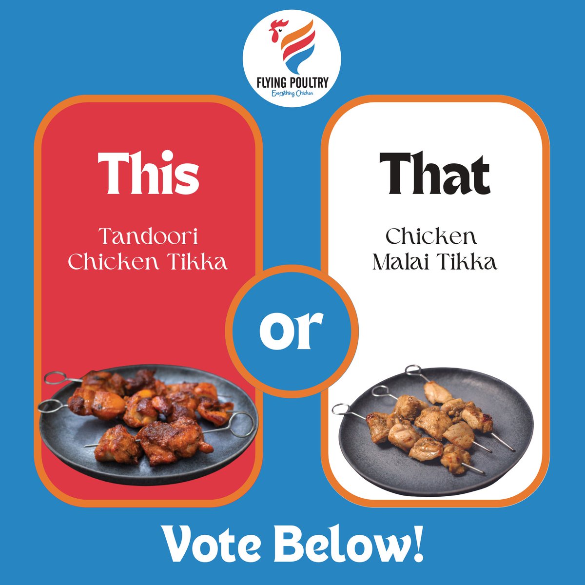 FlyingPoultry's tweet photo. VOTE YOUR FAVOURITE CHICKEN DISH

#reels #sydney #shareus #reels #indiansinsydney #melbourne #punjabifood #MELBOURNE #chicken #chickenlollipops #Australia #tandoorichicken #reelsinstagram #sydney #beconnected #bbq #TrendingNow #viral #australia #weekendoffer #punjab #likeus https://t.co/LPjGOOMxwm