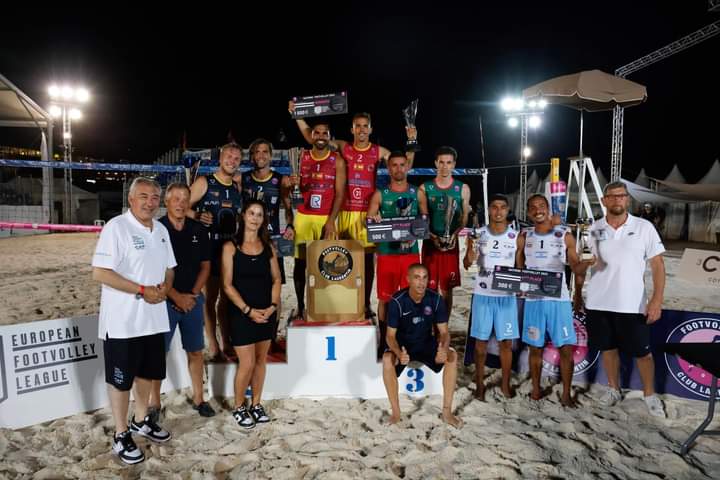 Jaimelara10's tweet photo. Esto nunca saldrá en la prensa, ya que estamos eclipsados por la victoria de @carlosalcaraz , las victorias españolas en  @LeTour y la actualidad del fútbol y baloncesto. 
Pero España es por segunda semana consecutiva campeona en la Liga europea de Footvolley. https://t.co/SxzClpGHi0