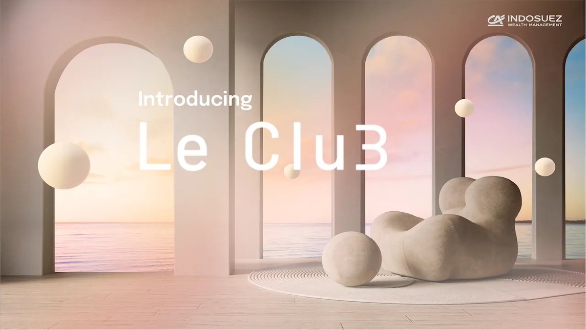XavatarLTD's tweet photo. Groundbreaking in Private Banking! Indosuez, part of Crédit Agricole, unveils Le Clu3—a private NFT-driven club for high-end clients. This innovative fusion of digital assets and tailored benefits redefines the world of wealth management.https://t.co/fAM4jrTbdp
#Indosuez #LeClu3 https://t.co/xuJ5WOygX6
