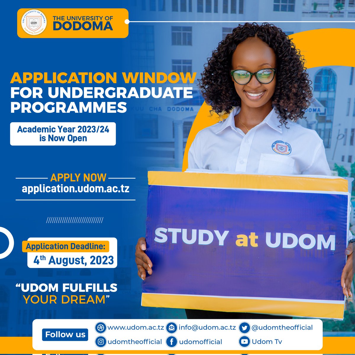 udomtheofficial's tweet photo. Apply Now!
#studyatudom
#udomfullfilsyourdream
#udomembracingknowledge https://t.co/kX6GN1lhue