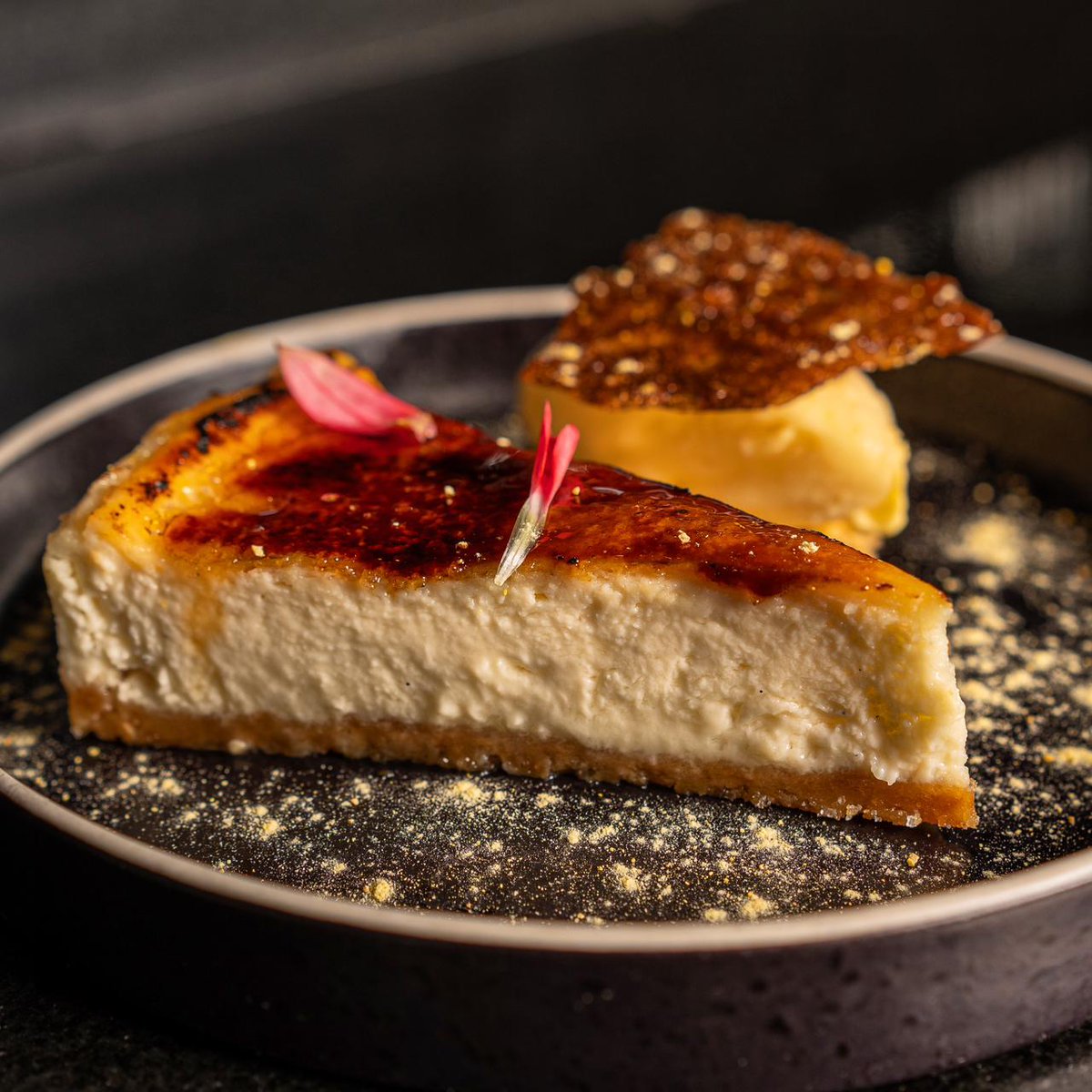 Start your week off on a sweet note with the delectable‘Brûlée Cheesecake’ from our new menu. #mintleafdxb #mintleafdubai #difc #dessert #cheesecake #sweet #cake #monday #weekday #yummy
