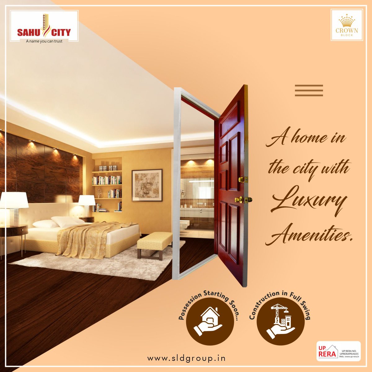 Sldgrouplko's tweet photo. Our latest project #CrownBlock aims to provide you with a world-class lifestyle complimented by best amenities in #Lucknow. We don’t just build concrete structures, but we impart life into them and give you perfect homes.
Contact us +91 8045800500

#SahuCity #SahuCityCrownBlock https://t.co/E65bdHtddN