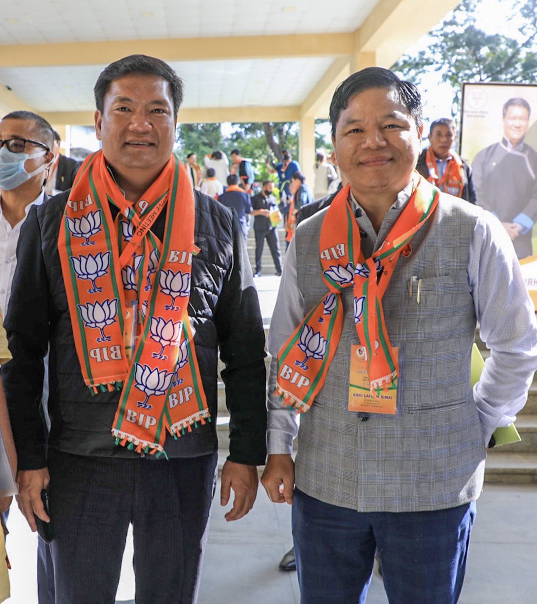 Laisam_Simai's tweet photo. People of 51-Nampong and on my behalf, extend warmest congratulations to @PemaKhanduBJP on completing 7 years as Chief Minister. It is an incredible achievement and political journey . I feel it as an honour and privilege to work under your able guidance and leadership.  Together we have a miles to go.