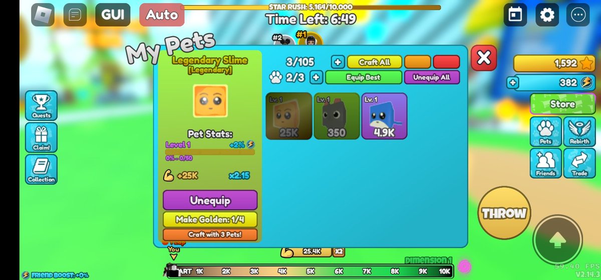 JustFunRBX's tweet photo. Looking for a #RobloxDev  that specializes  in Simulator style ui. Looking for around 2-3k robux per frame. https://t.co/zZEvOK6TQK