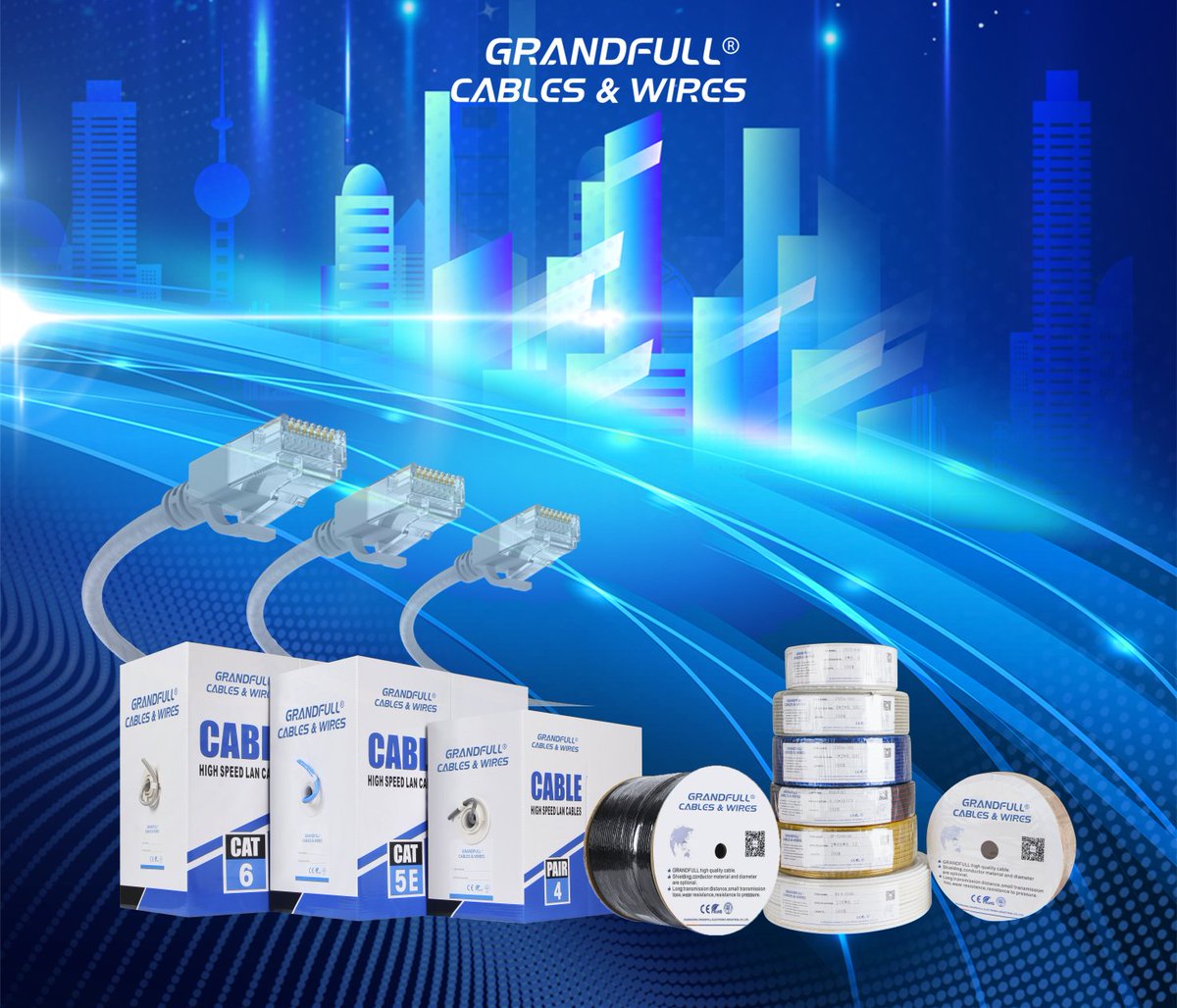 Web：www.grandfullcable. com 
Email:  manage@forcan.com 
#cat5e #cat6a #cat7 #ethernetcables #networkingcables #coaxialcables #speakercables #cablemanufacture #cable #electriccable  #powercables #powercable #wireandcable #wiremanufacturer #cablemanufacturer #wireindustry