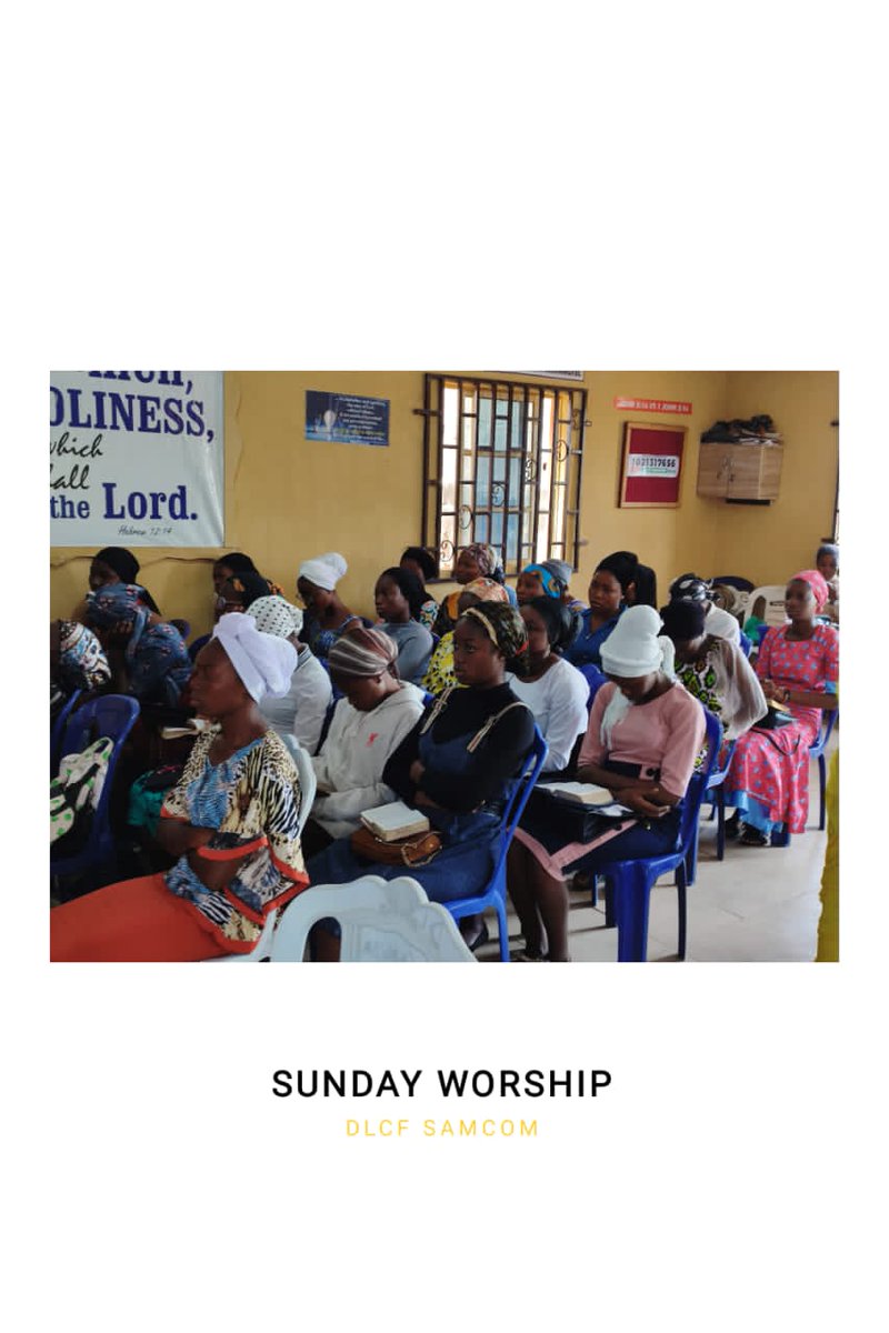 DLCFSAMCOM's tweet photo. It was a wonderful service yesterday at DLCF SAMCOM, Ekiti state University, Ekiti state Nigeria
The STS session was wonderful. The review and summary opened our eyes further to the need for purification... Not to mention the wonderful choir ministeration

#DLconversations https://t.co/sAS9GkayAp
