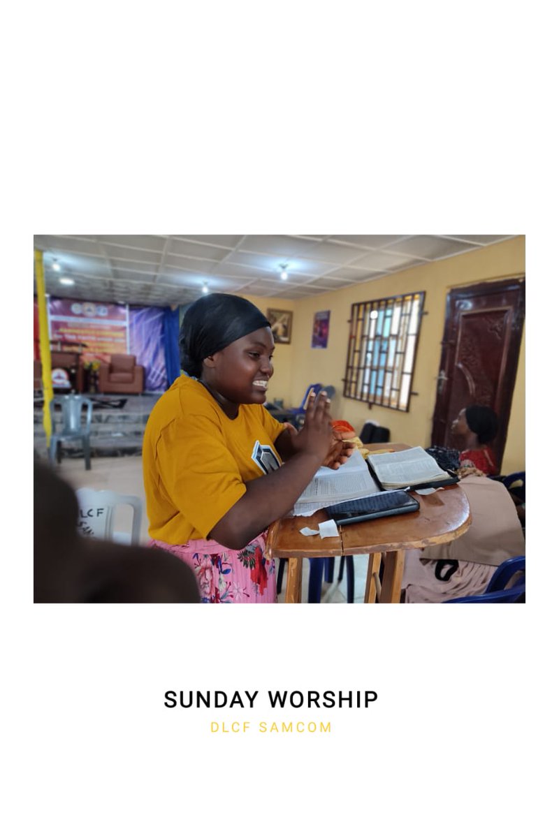 DLCFSAMCOM's tweet photo. It was a wonderful service yesterday at DLCF SAMCOM, Ekiti state University, Ekiti state Nigeria
The STS session was wonderful. The review and summary opened our eyes further to the need for purification... Not to mention the wonderful choir ministeration

#DLconversations https://t.co/sAS9GkayAp