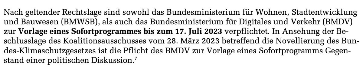 TeamTempolimit's tweet photo. Heute bricht das Verkehrsministerium geltendes Recht: Gemäß § 8 KSG ist es dazu verpflichtet spätestens bis heute ein Sofortprogramm vorzulegen.
Die Herausforderung im Verkehrssektor ist riesig.
No-Brainer wie ein #Tempolimit umzusetzen absolut notwendig! https://t.co/e7LB9KyOoZ