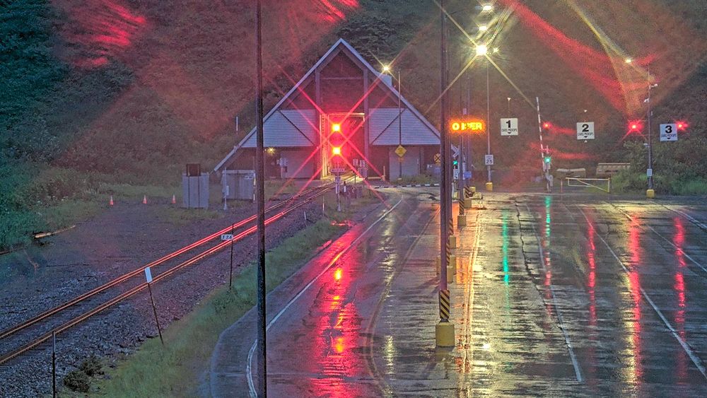 AlaskaCameras's tweet photo. The view from Camp Road @ Whittier Tunnel, taken at Jul 16 2023, 11:50 PM. 📷 from https://t.co/Lz1ytEhtYS https://t.co/pWlQrfkVyQ