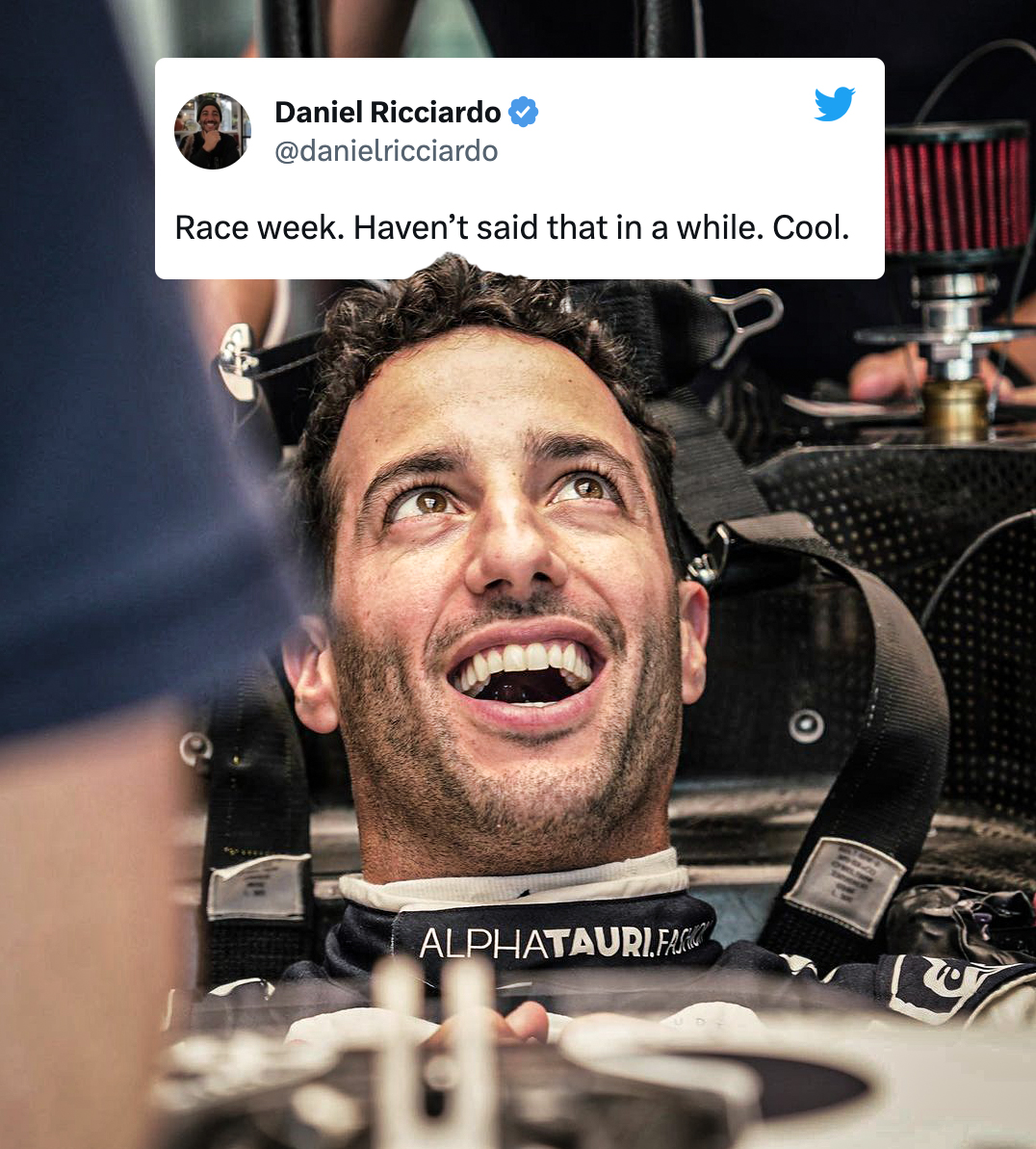 ESPNF1's tweet photo. A new race week. A new driver on the grid. https://t.co/HWOSxkdoUm