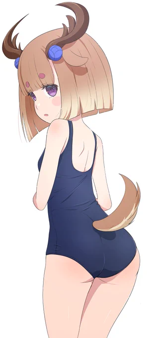 お題箱より スク水タンザ  #リゼロ