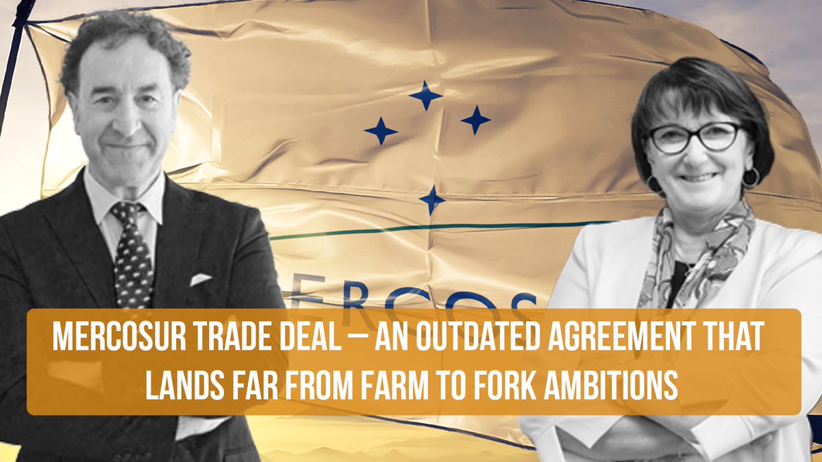 In few hours, #EUCELAC (EU & Latin America/Caribbean) Summit will start in Brussels. The #EUMercosur agreement will of course be a topic of discussion. 

For @ChLambert_FNSEA  & @RamonArmengol5, the #EUMercosur trade deal is an outdated agreement that lands far from #Farm2Fork…