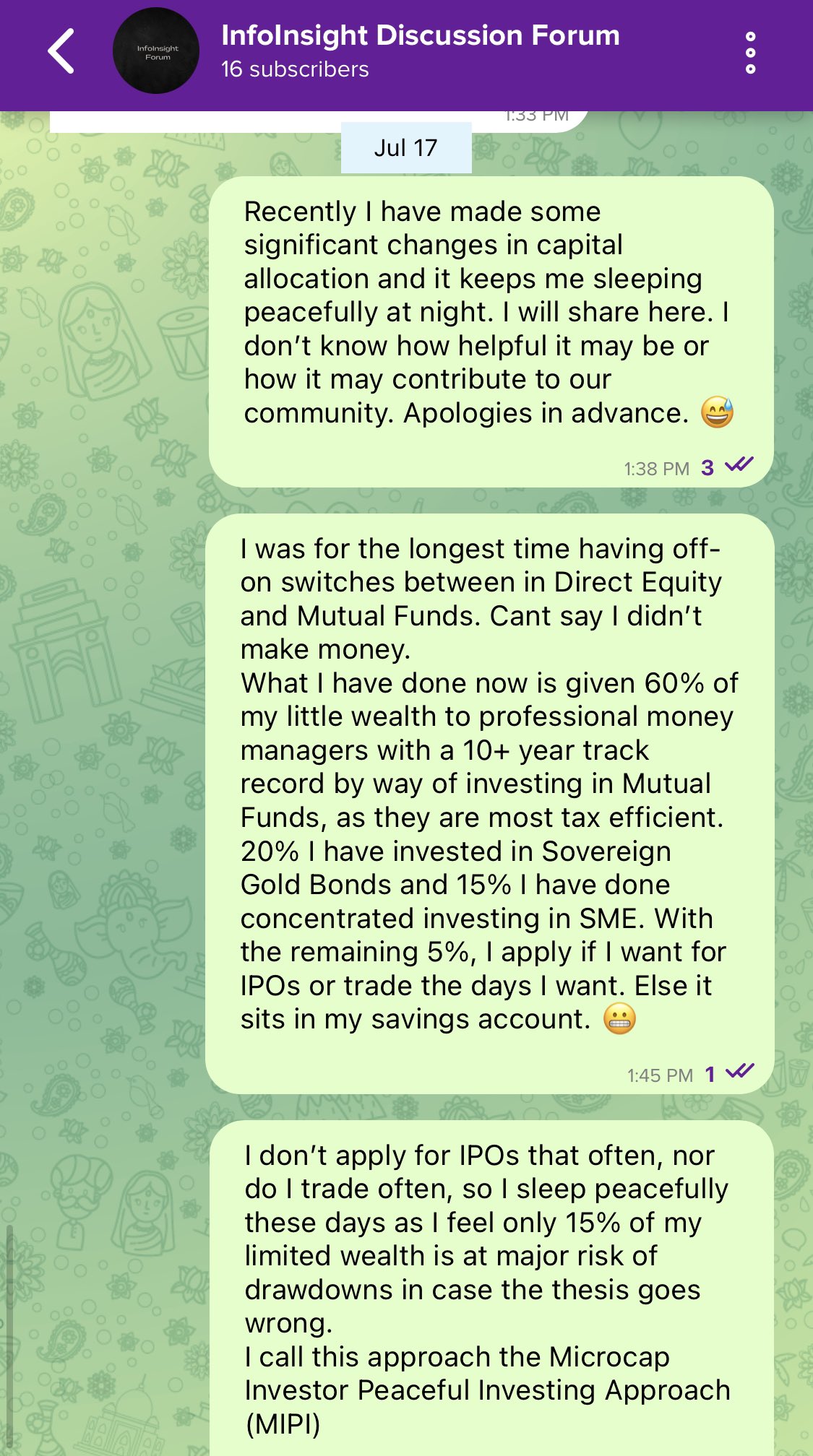 The Microcap Investor on Twitter: "MIPI Approach. Helps me sleep ...