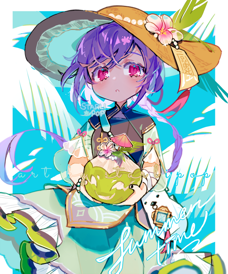 七七|ナナ(原神) 「Summer Qiqi   #GenshinImpact #HoYocreato」|shroom (◡‿◡✿)のイラスト