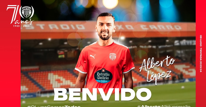 CDeportivoLugo's tweet photo. 🔴|OFICIAL|🔴

🆕 Alberto López, novo xogador do #CDLugo!   

❤️Benvido, @3AlbertoLopez!

#BenvidoAlbertoLópez
#AlbertoAlbivermello 
#ForzaLugo