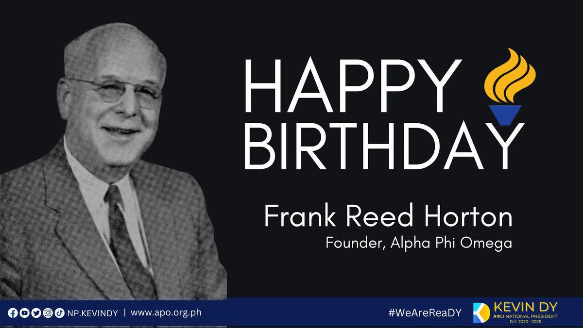 Happy Birthday to our Founder ⚜