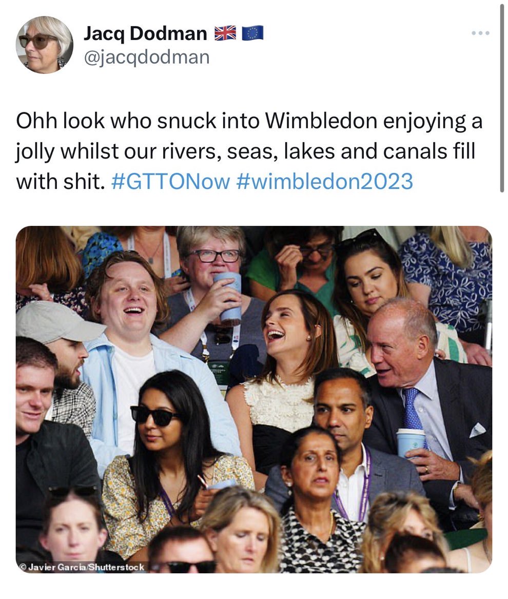 Luiseach's tweet photo. can’t believe elected MP Lewis Capaldi hasn’t fixed our shit filled rivers, seas, lakes and canals yet https://t.co/3LMll4gXE5