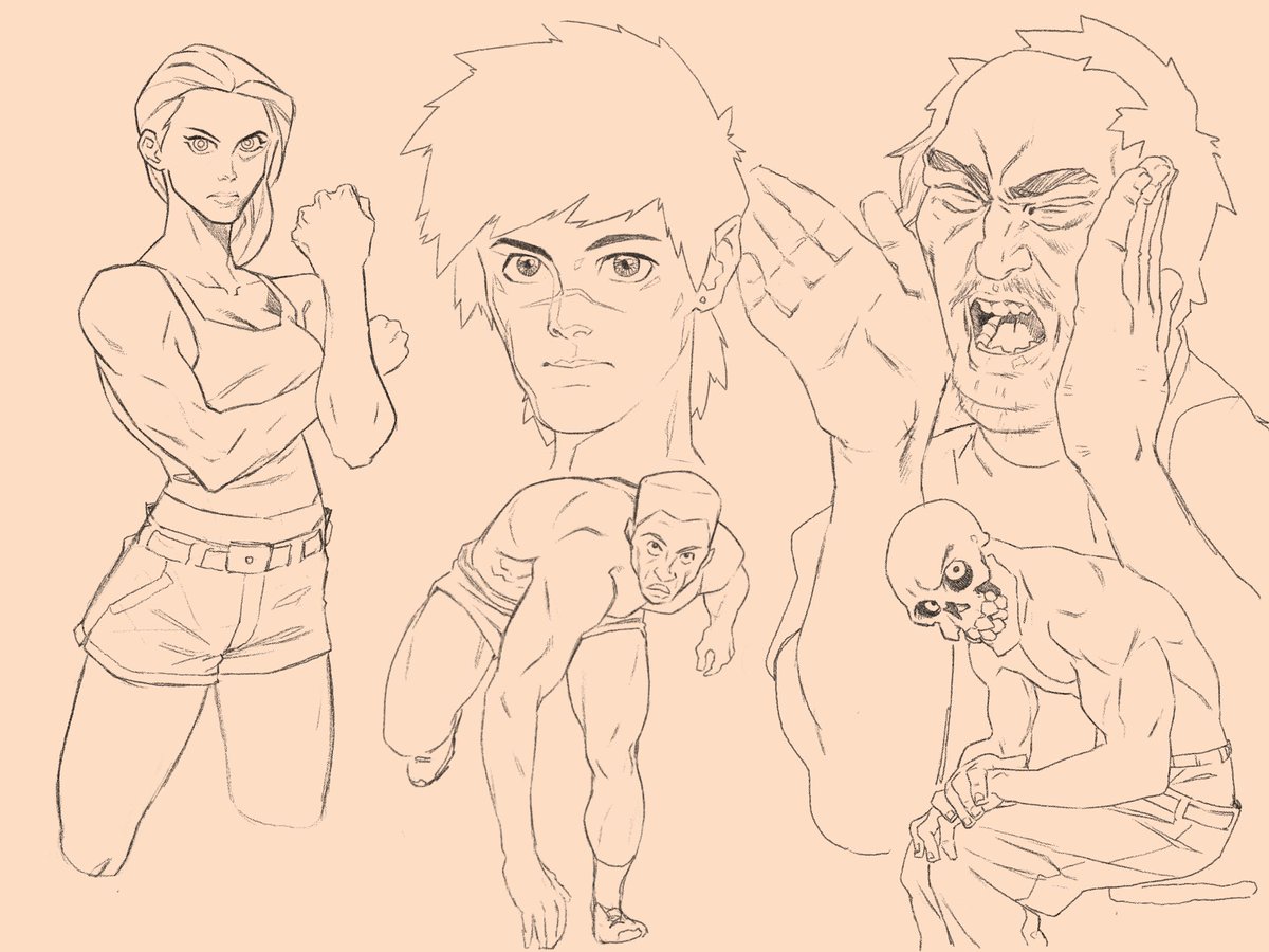 Phingdraws's tweet image. Finally found some time to sketch this week.