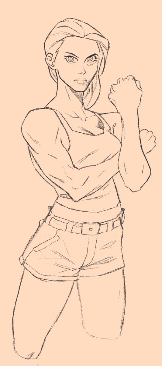 Phingdraws's tweet image. Finally found some time to sketch this week.