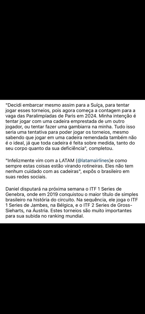 E aí <a href="/LATAM_BRA/">LATAM Airlines Brasil</a> ??? Não vão fazer nada? Absurdo a falta de respeito. 
Galera, vamos repostar por favor. A mensagem tem q chegar no maior número possível de pessoas.