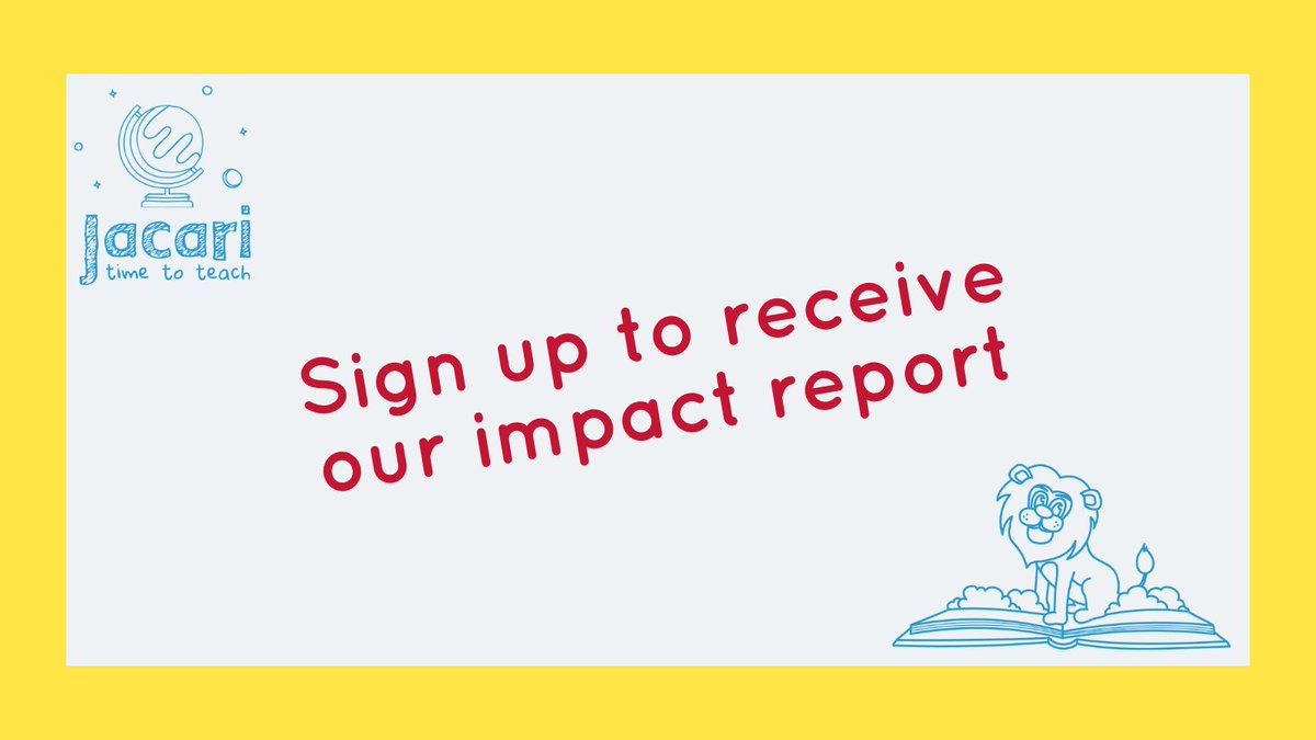 Not long now until we publish our annual impact report! Sign up to our mailing list to be the first to receive our impact report: lght.ly/i060ajn