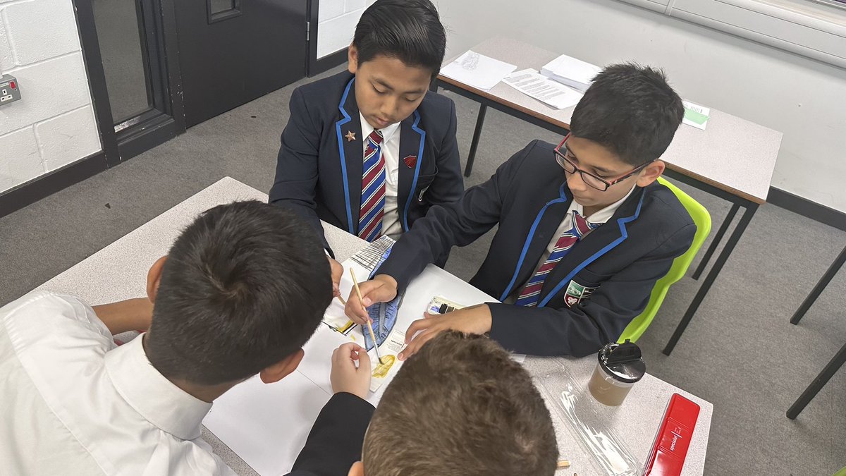 LamarrHouse's tweet photo. Enrichment week has started @ChilternA🥳Lamarr are showing off their artistic skills with today’s creativity day. All things Shakespeare…cannot wait to see the  finished tiles. The competition is on💪🏽#Chilternchampion #Lamarrforthewin https://t.co/WbqOvKWPO4