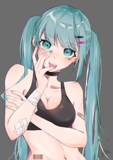 Twitter始めました(嘘) よろしくお願いします  #初投稿っていったらめちゃいいねもらえる説 #初音ミク