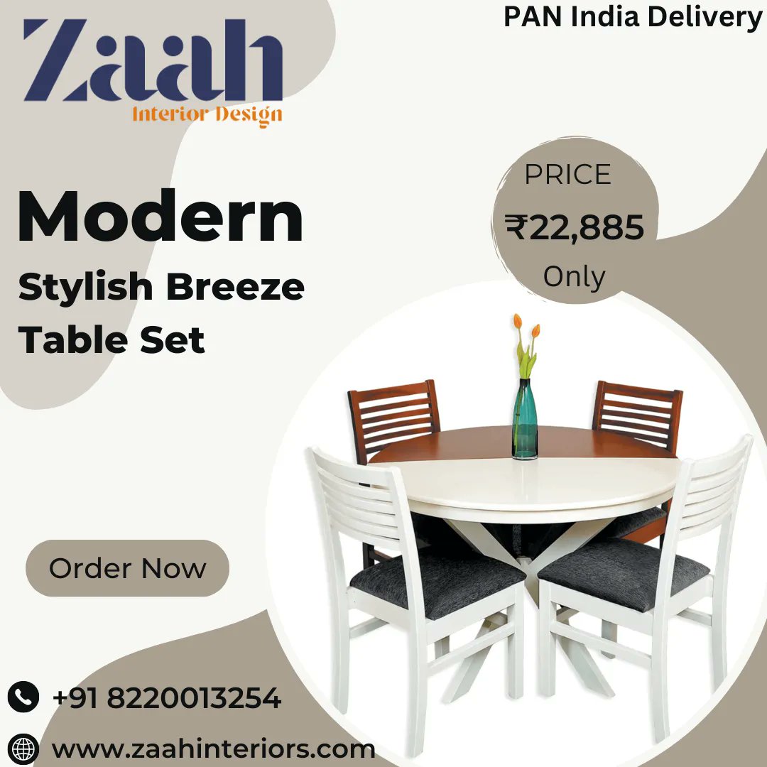 zaahhomedecors's tweet image. Modern Stylish Breeze Table Set 

Visit our website: buff.ly/3FUFfAs

#ZaahInterior #ModernStylishBreeze #TableSet #HomeDecor #InteriorDesign #ContemporaryLiving #Furniture #HomeStyling #ElegantLiving #InteriorInspo #StylishHome #ModernLiving