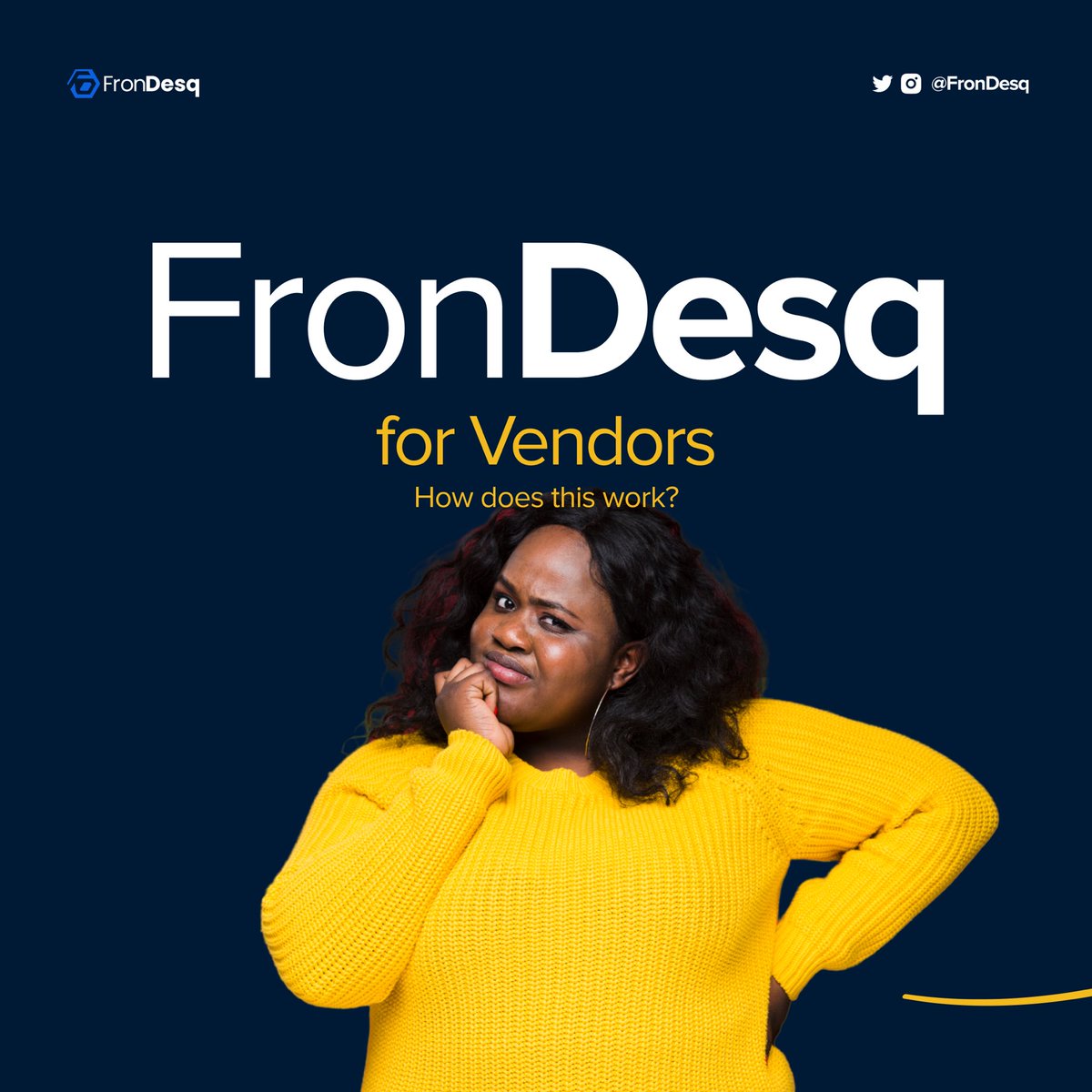 frondesq's tweet photo. Hey Vendors👋🏼👋🏼

You are not left out… Here are 5 easy steps to use the Frondesq app.

#eventmanagement #vendors https://t.co/SEnMZ7XTUg