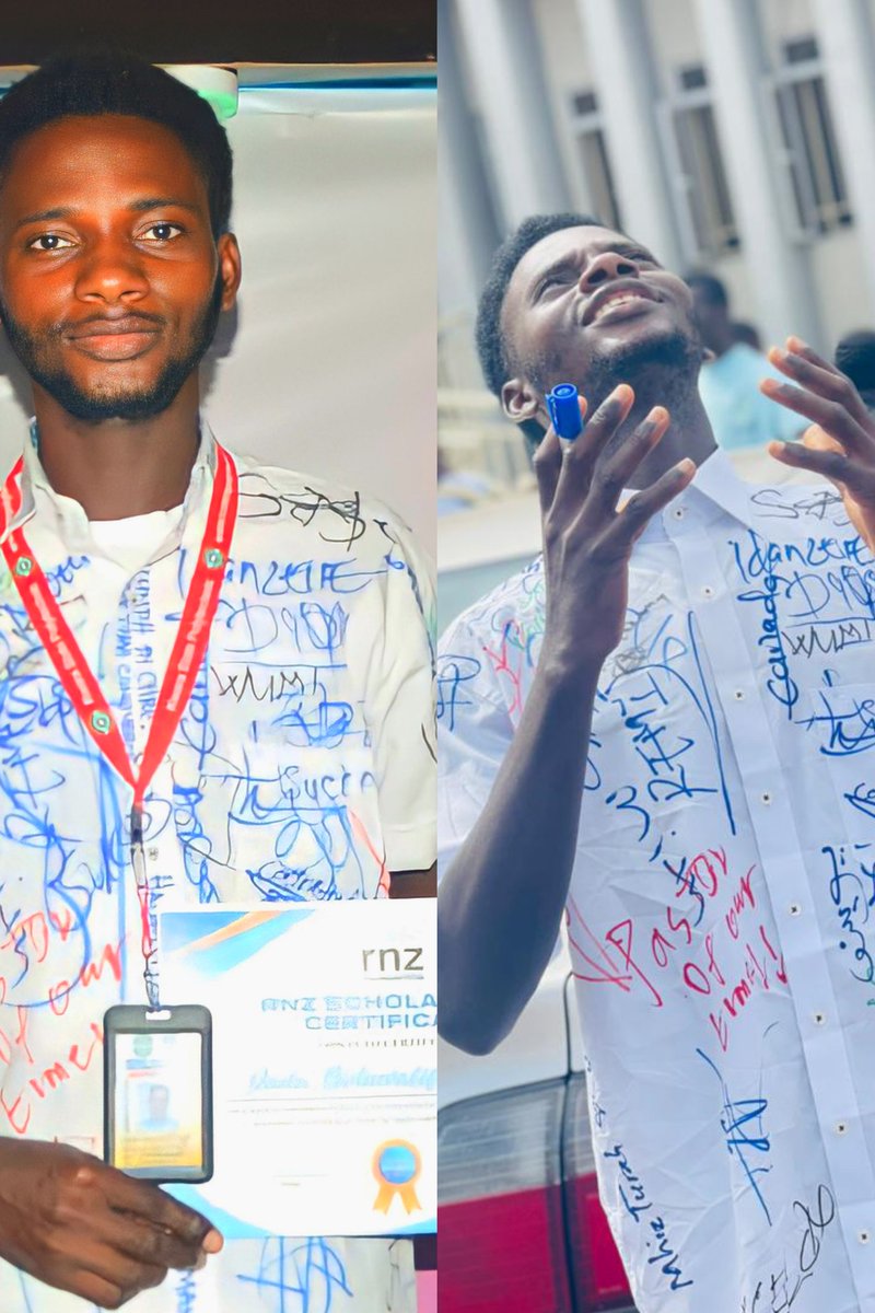 Celebrating Excellence, RNZ Scholars; DADA  Boluwatife Elijah sign out from Kwara State Polytechnic

Mr. Dada Boluwatife Elijah, one of the RNZ Foundation Scholars has completed his National Diploma Program in Civil Engineering Technology  at the Kwara State Polytechnic.