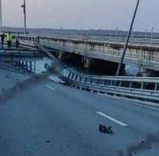 FreedomTodayNet's tweet photo. Good morning from Kerch Bridge #Crimea, #Ukraine! 
#StandWithUkraine #Russia #Putin #ukrainenews #Nato #ukrainetoday #russianinvasion #Nafo #Ukrainewillresist #russiaisaterroriststate #warcrimes #kerchbridge #kerchstraitbridge https://t.co/F517PqApD3
