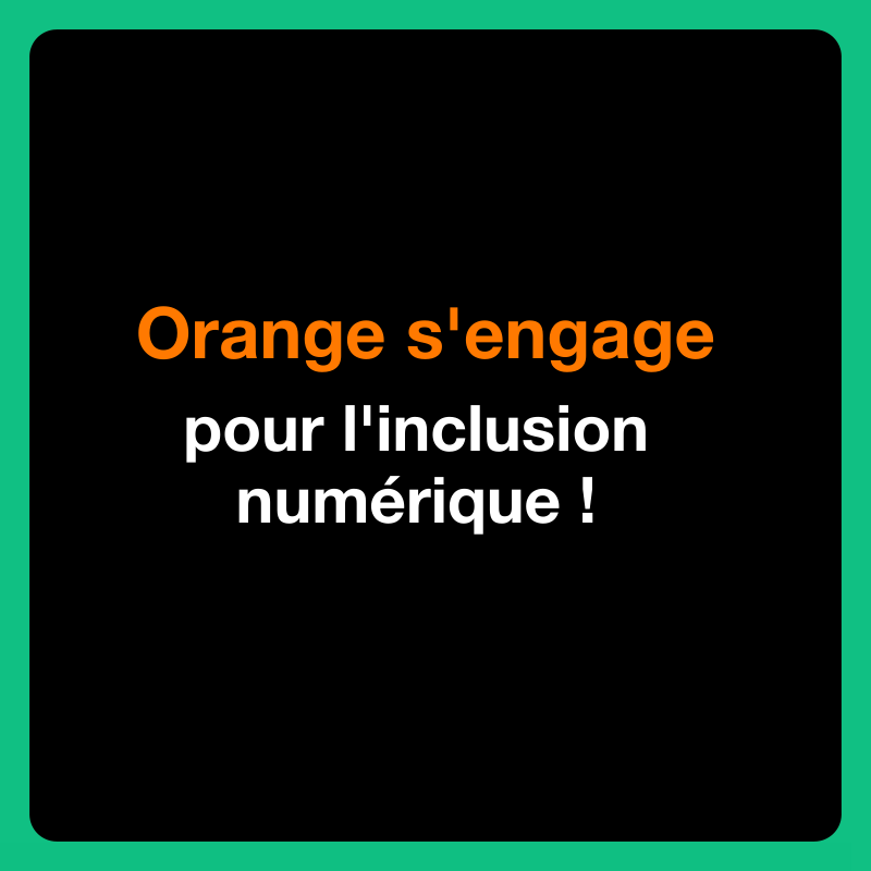 OrangeRSE's tweet photo. 👩‍💻L'inclusion #numérique est un enjeu majeur pour @Orange qui s'est fixé des objectifs en ce sens !
Pour en savoir plus, retrouvez nos #engagements sur le Rapport Annuel Intégré 2022 👇 #inclusion