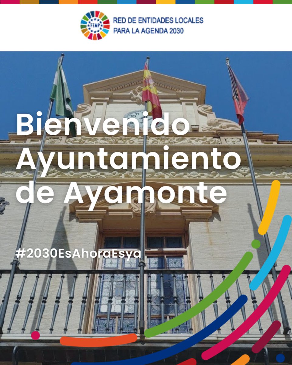 redagenda2030's tweet photo. #2030EsAhoraEsYa

¡Bienvenido @aytoayamonte! 👏🏻 Nuevo miembro de la #RedAgenda2030

📍 Huelva, Andalucía
👥 Con una población de 21.725 habitantes
🌐 https://t.co/oJwMRLzIr2

#CuentaAtrás2030 #RedAgenda2030 https://t.co/4yOk5hHL1G