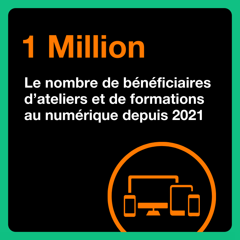 OrangeRSE's tweet photo. 👩‍💻L'inclusion #numérique est un enjeu majeur pour @Orange qui s'est fixé des objectifs en ce sens !
Pour en savoir plus, retrouvez nos #engagements sur le Rapport Annuel Intégré 2022 👇 #inclusion