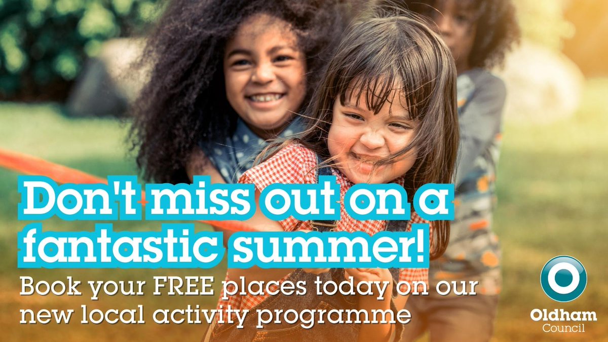 We’ve created a new summer activity programme for all families to access over the holidays which we hope can help to ease many of the pressures you may be facing. Check our website to find out more 👉 oldham.gov.uk/activities-for… #Summerholidays #Oldham