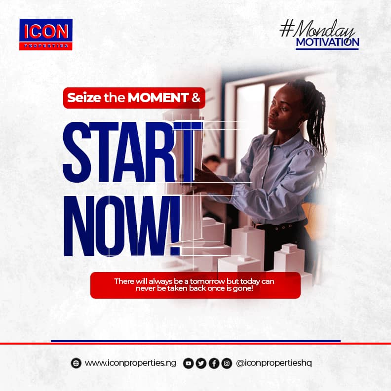 iconpropertyhq's tweet photo. Opportunities don't always come knocking twice, so start now and make the most of it!
#iconpropertieshq
#iconassociate
#realestateinvestment
#realestatenigeria
#nigerianrealtors
#realestate
#mondaymotivation
#successmindset https://t.co/ssRtGsS3Oq