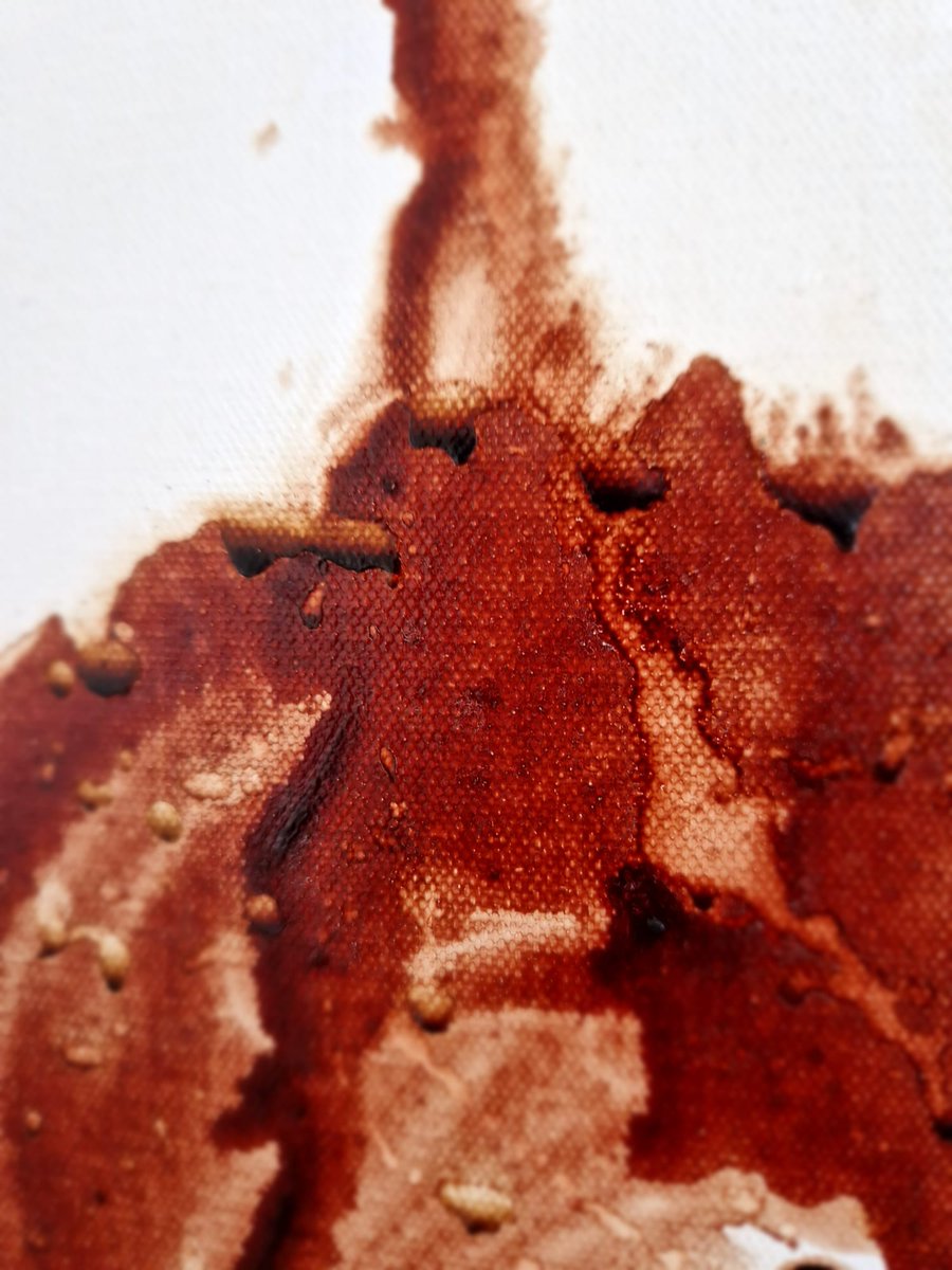 DirtyFloArt's tweet photo. "Unborned" - DNA 
After drying 
#art #painting #kunst #dirty https://t.co/0TRy6gnnGu