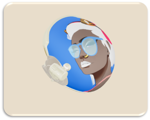 Artcollect108's tweet photo. I enjoy being creative - thanks to @2117_io 🥳🥳🥳
#CustomHelmetContest https://t.co/2HKVw24Kfi