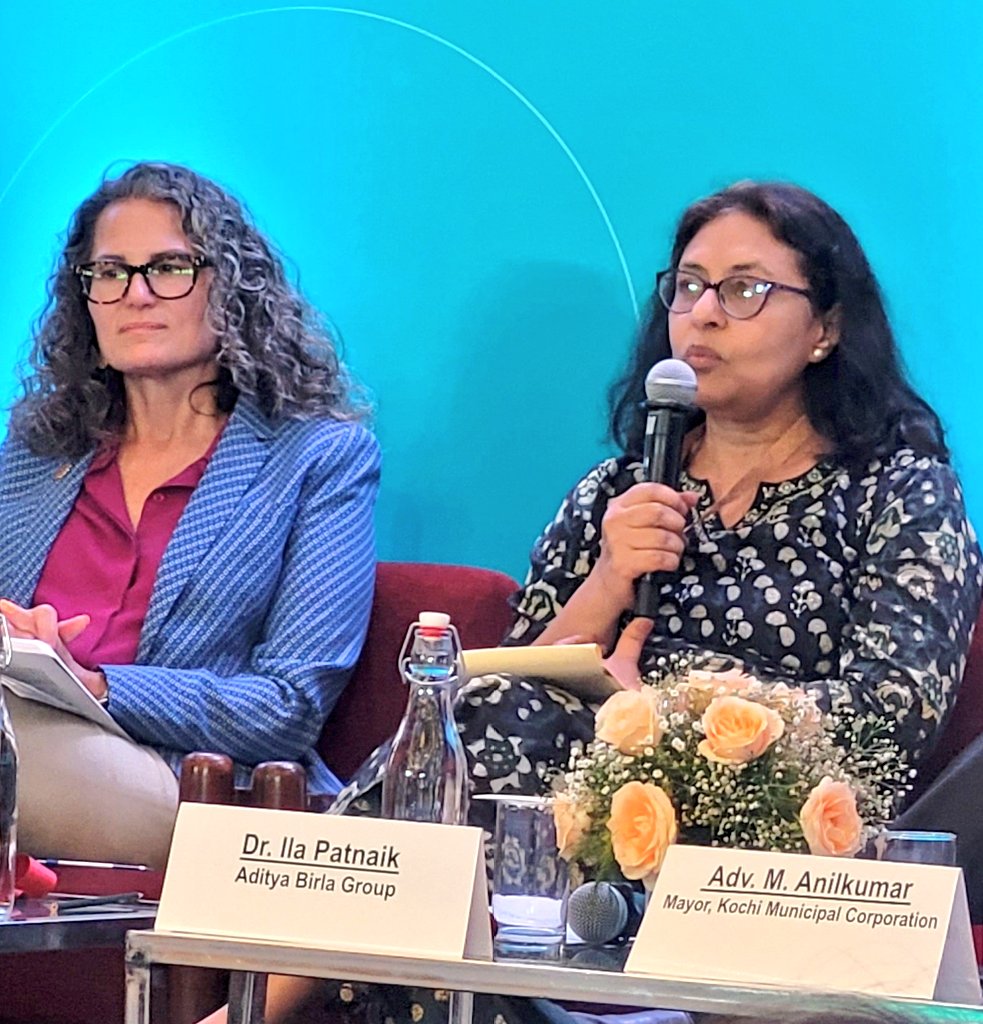 Ironic that instead of the richer nations paying $100B a year to us for climate finance, we will be paying higher taxes to EU [under CBAM]: @IlaPatnaik at #WRIConnectKaro https://t.co/DqD70AcnAs