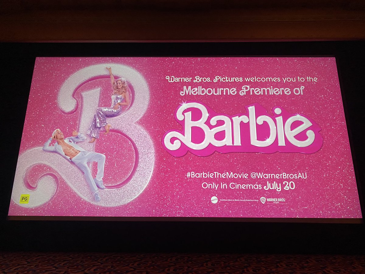 Excited for this and not afraid to say it! #bestdayever #BarbieTheMovie  <a href="/warnerbrosau/">Warner Bros AU</a>