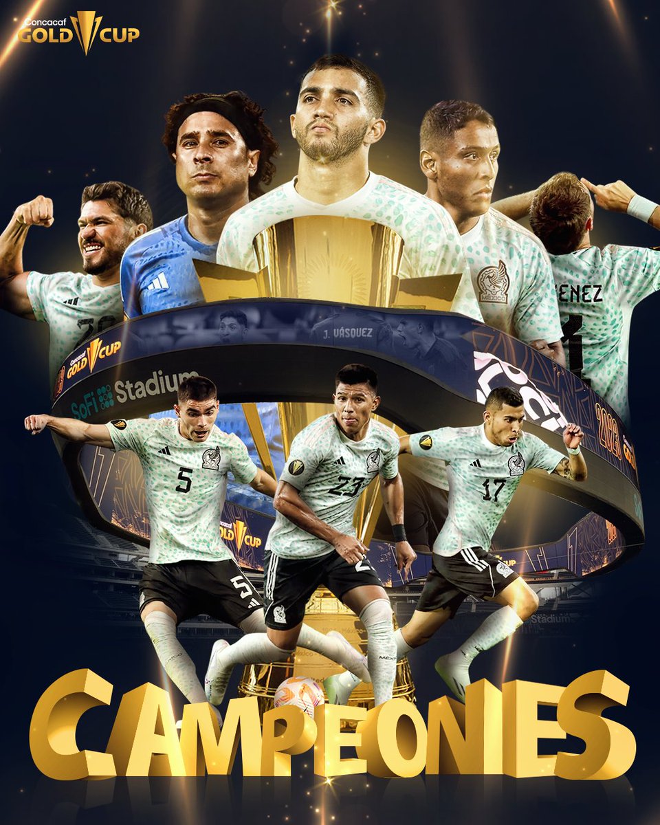 TARİHİ! 🇲🇽

Meksika dokuzuncu GOLD CUP şampiyonluğunu kazandı 🏆 #GoldCup2023